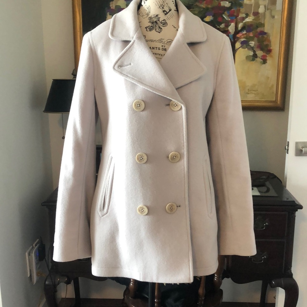 🌸HOST PICK🌸  L.L. Bean Women's Classic Lambswool Peacoat Size 12
